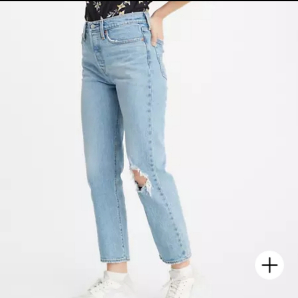 LEVI'S Premium Wedgie Straight Jeans Denim Size 30.
